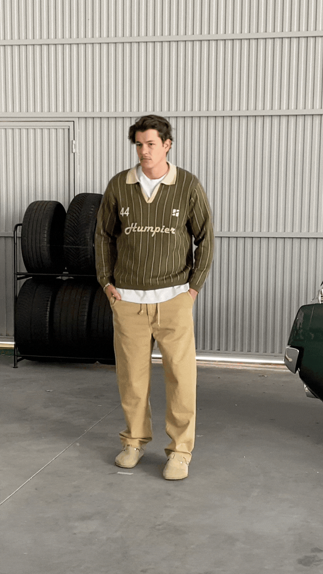 Heavy Memories Camel Jeans