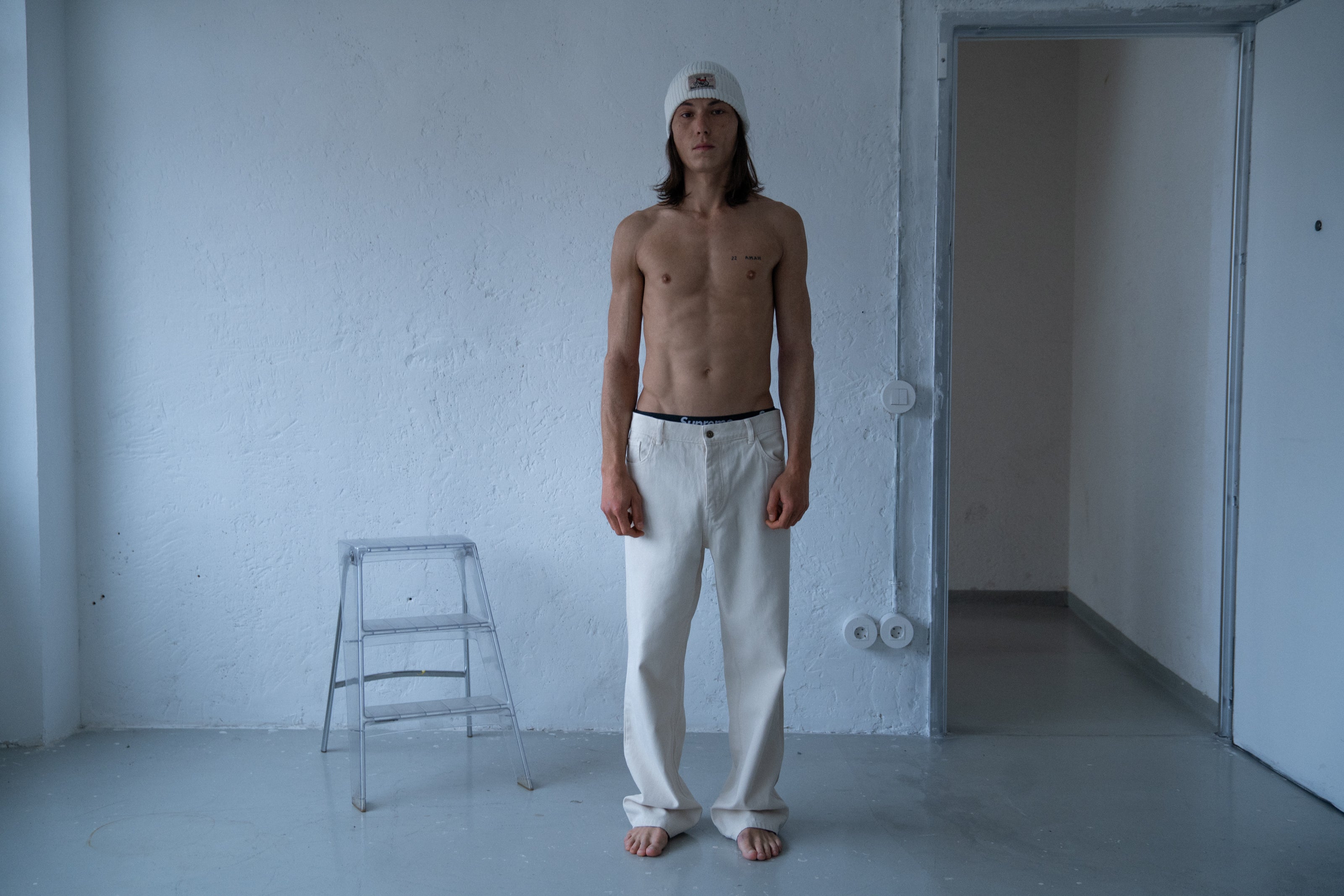 Pantalon Vaquero Heavy Memories Off White