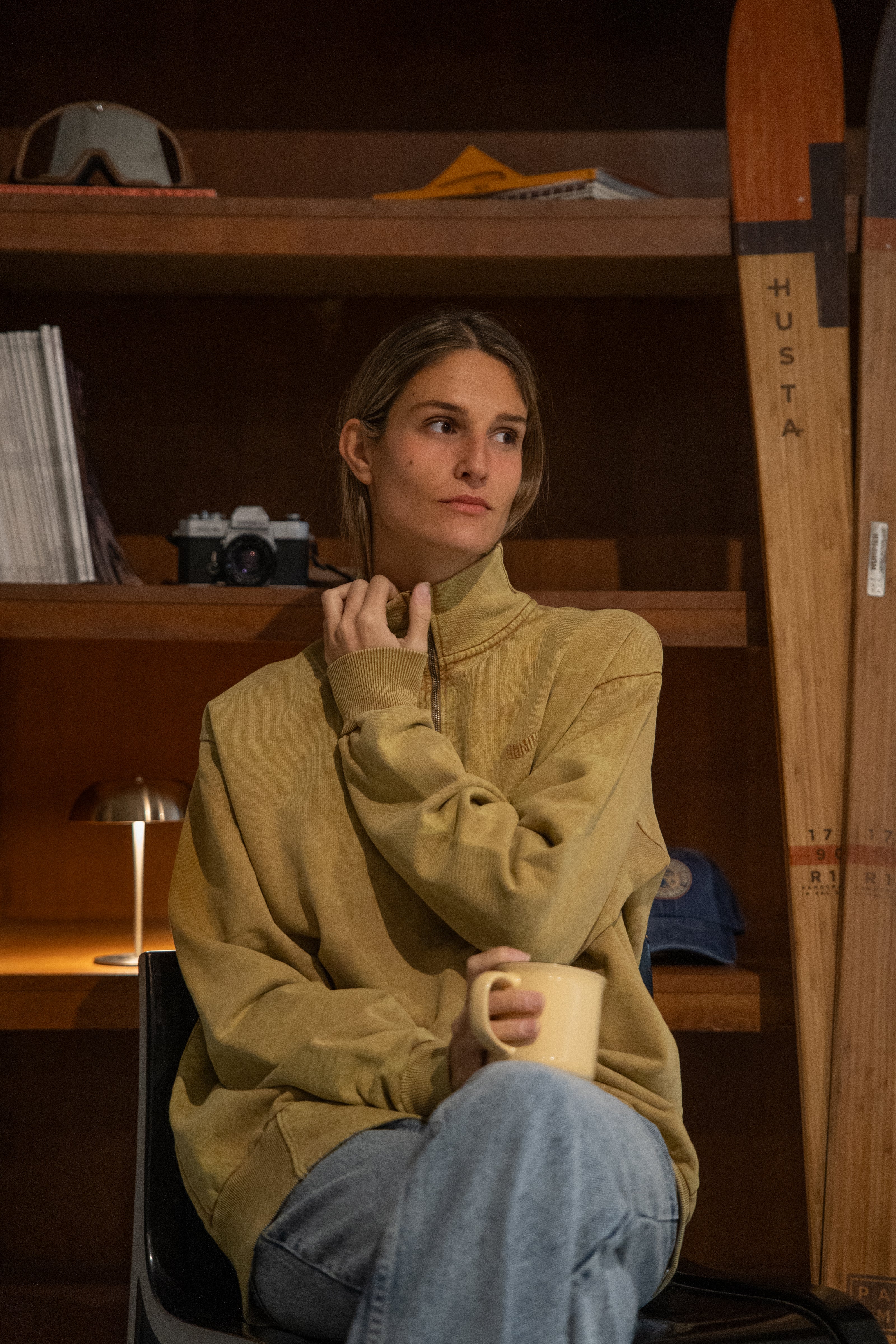 Jersey Zip Customs Camel Worn