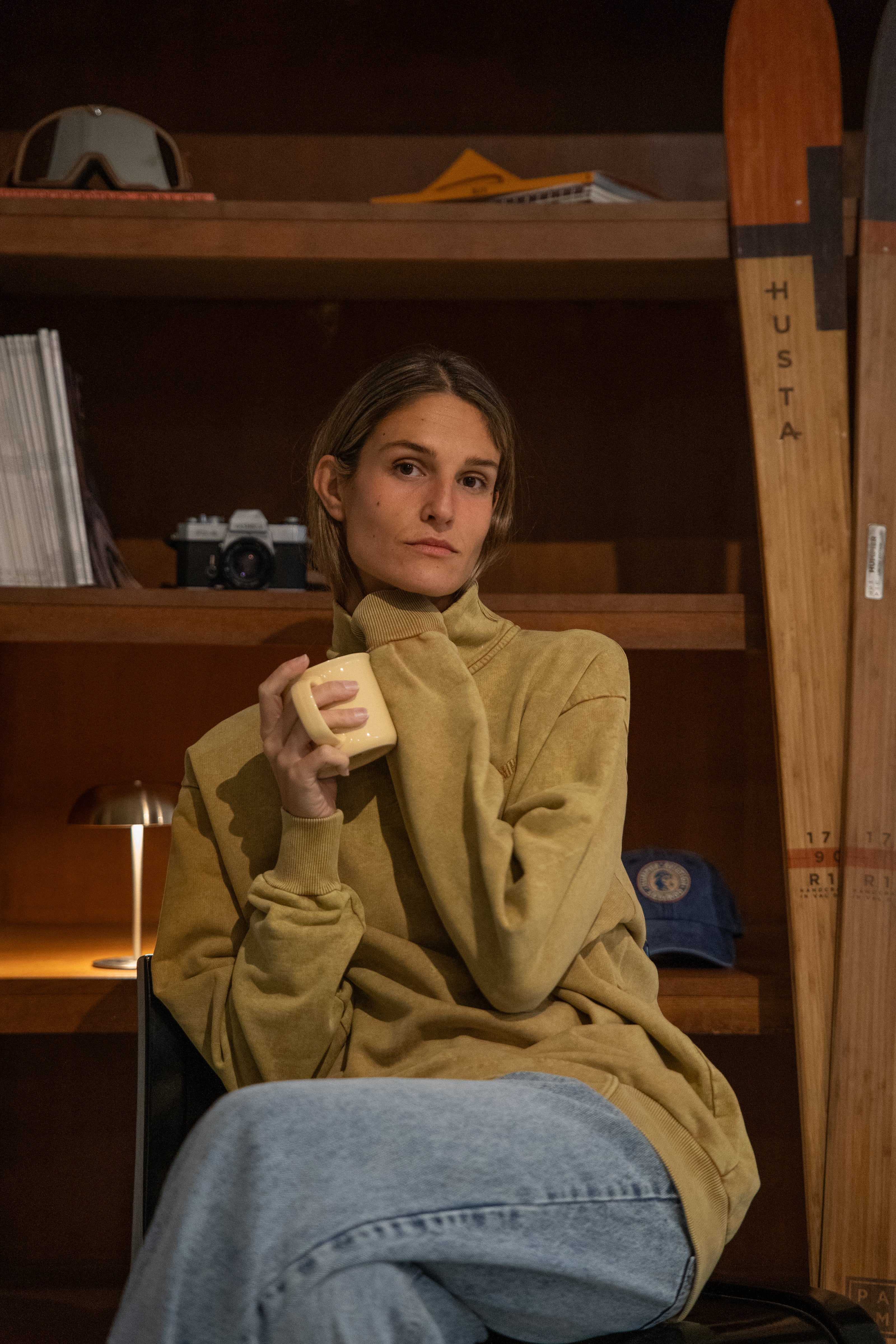 Jersey Zip Custom Camel Worn