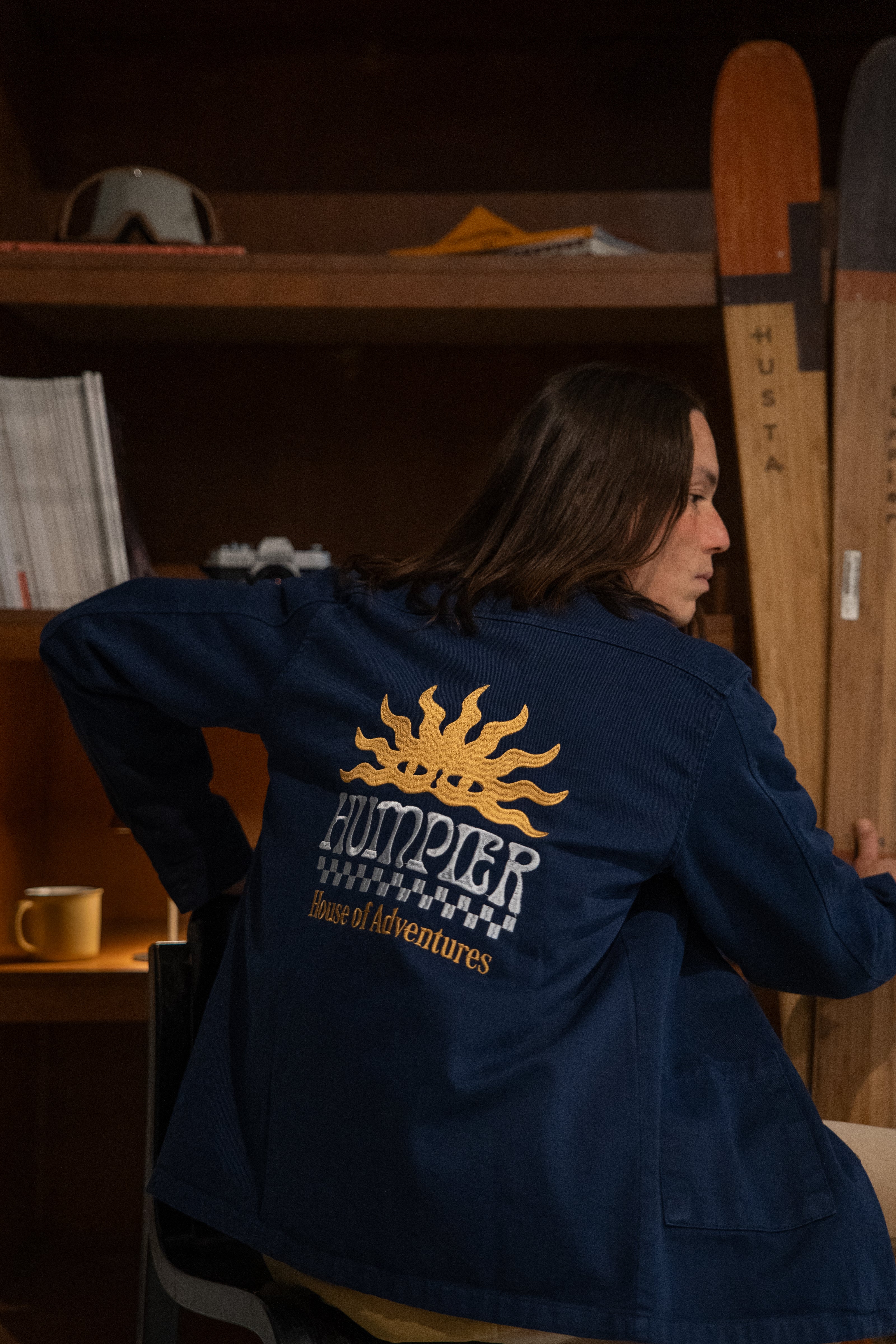 Chaqueta Overshirt Azul Adventures