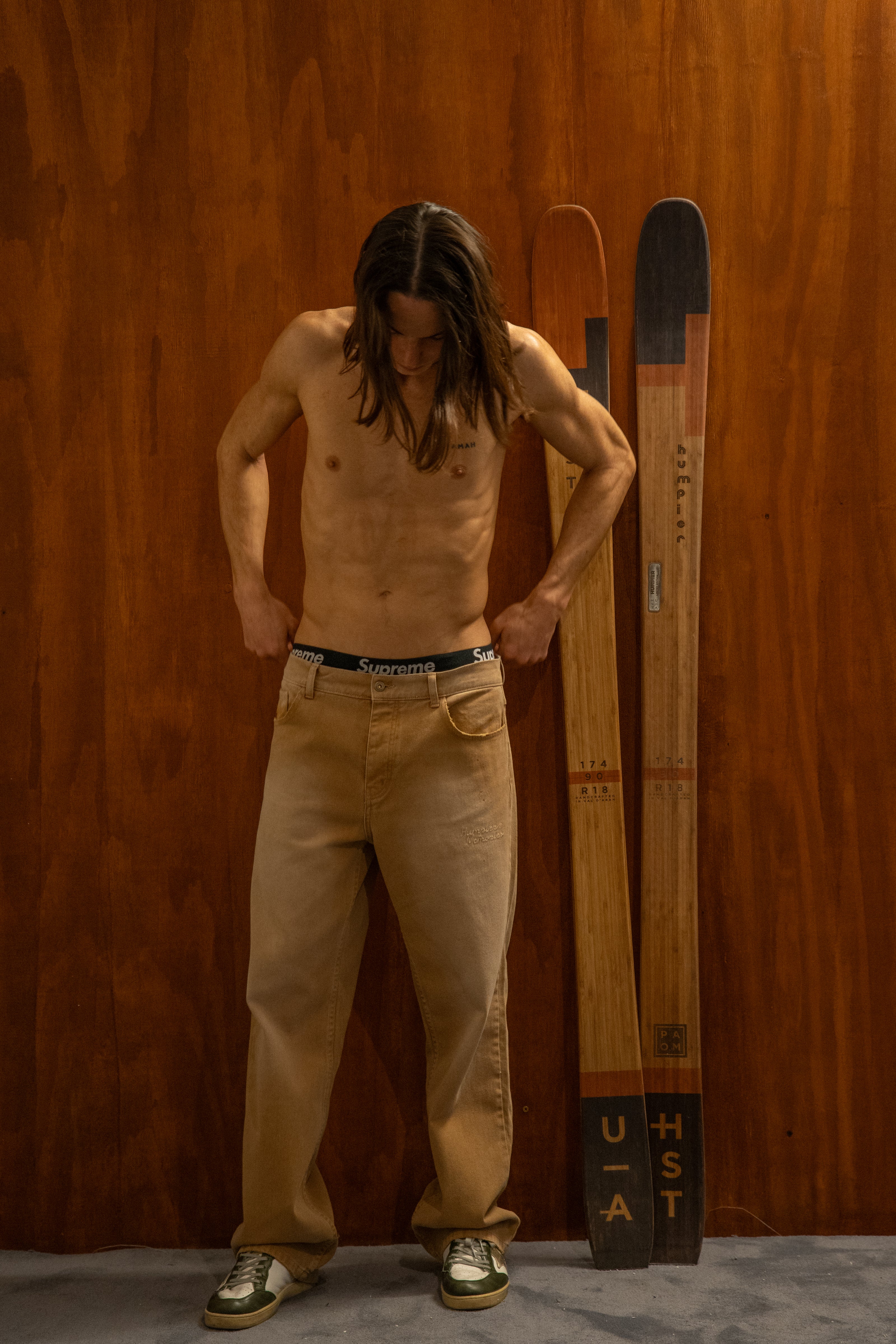 Pantalon Vaquero Heavy Memories Camel