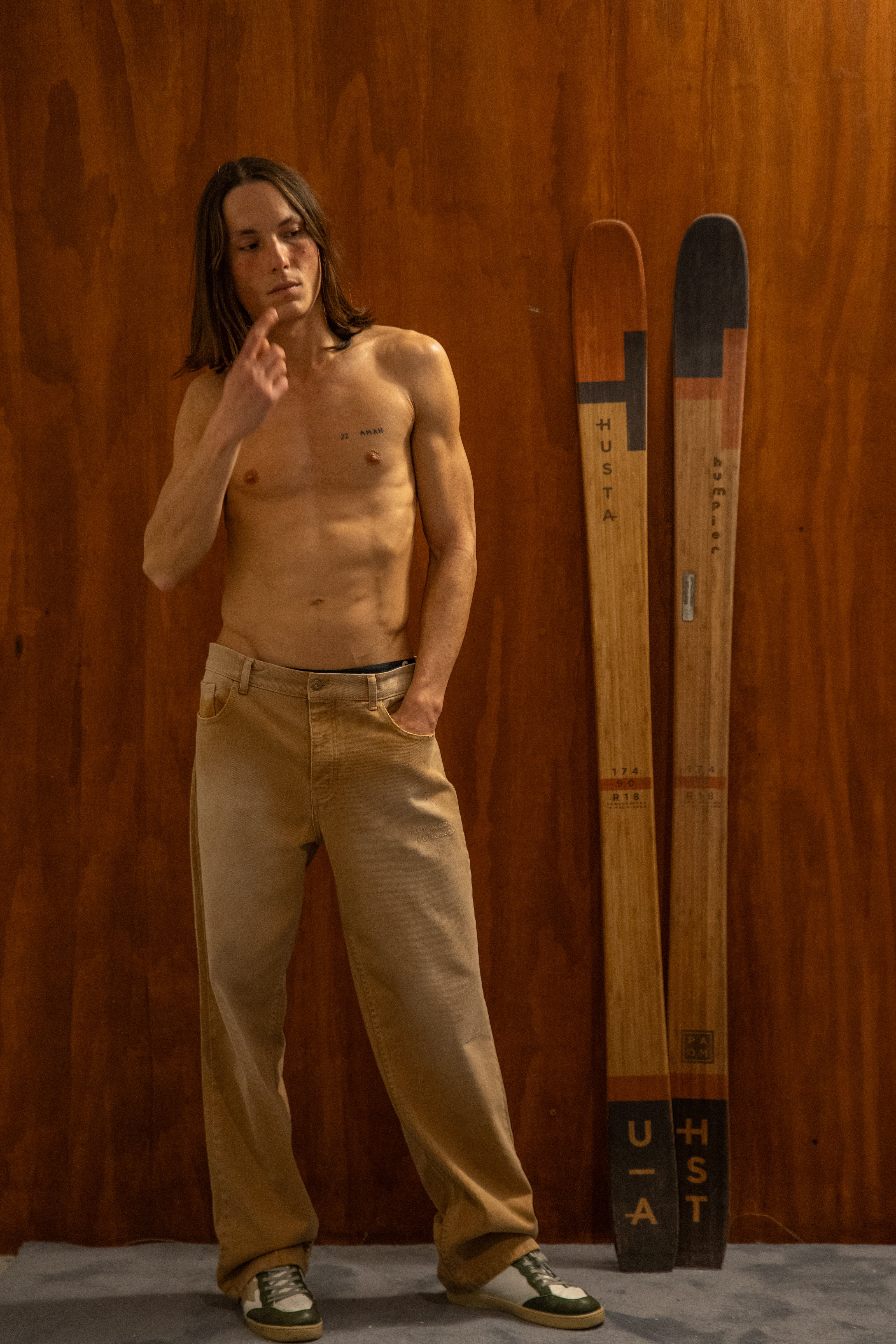 Pantalon Vaquero Heavy Memories Camel