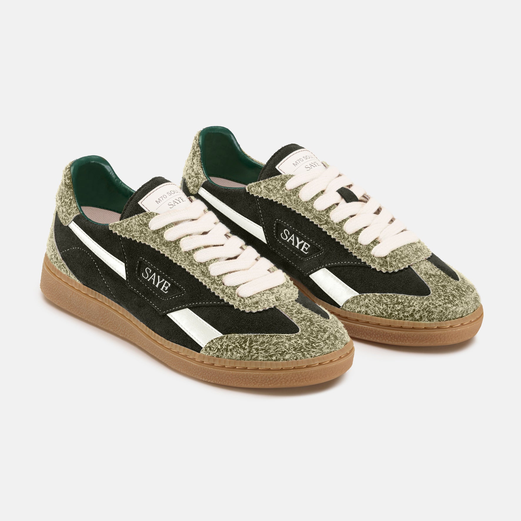 M70 Soul Sneakers - Forest & Ivory SAYE