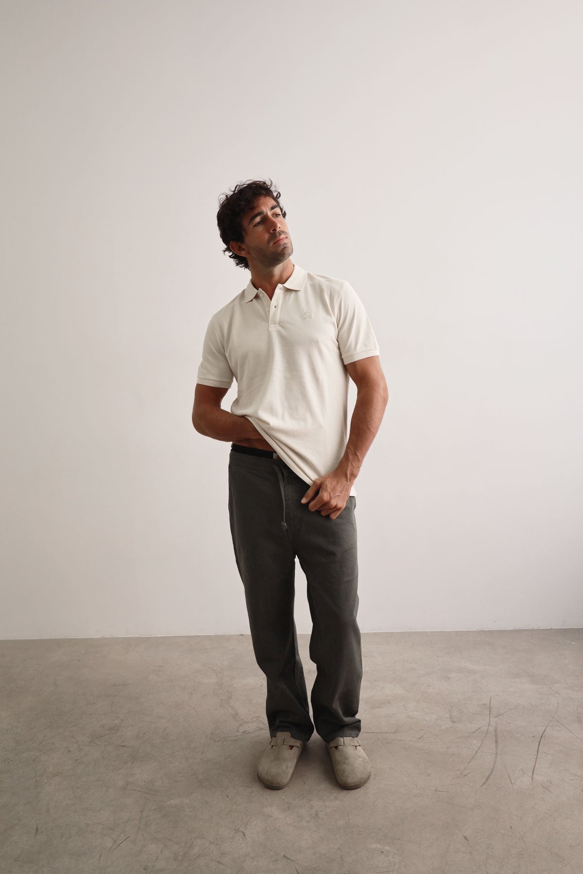 Natural Raw Short Sleeve Polo
