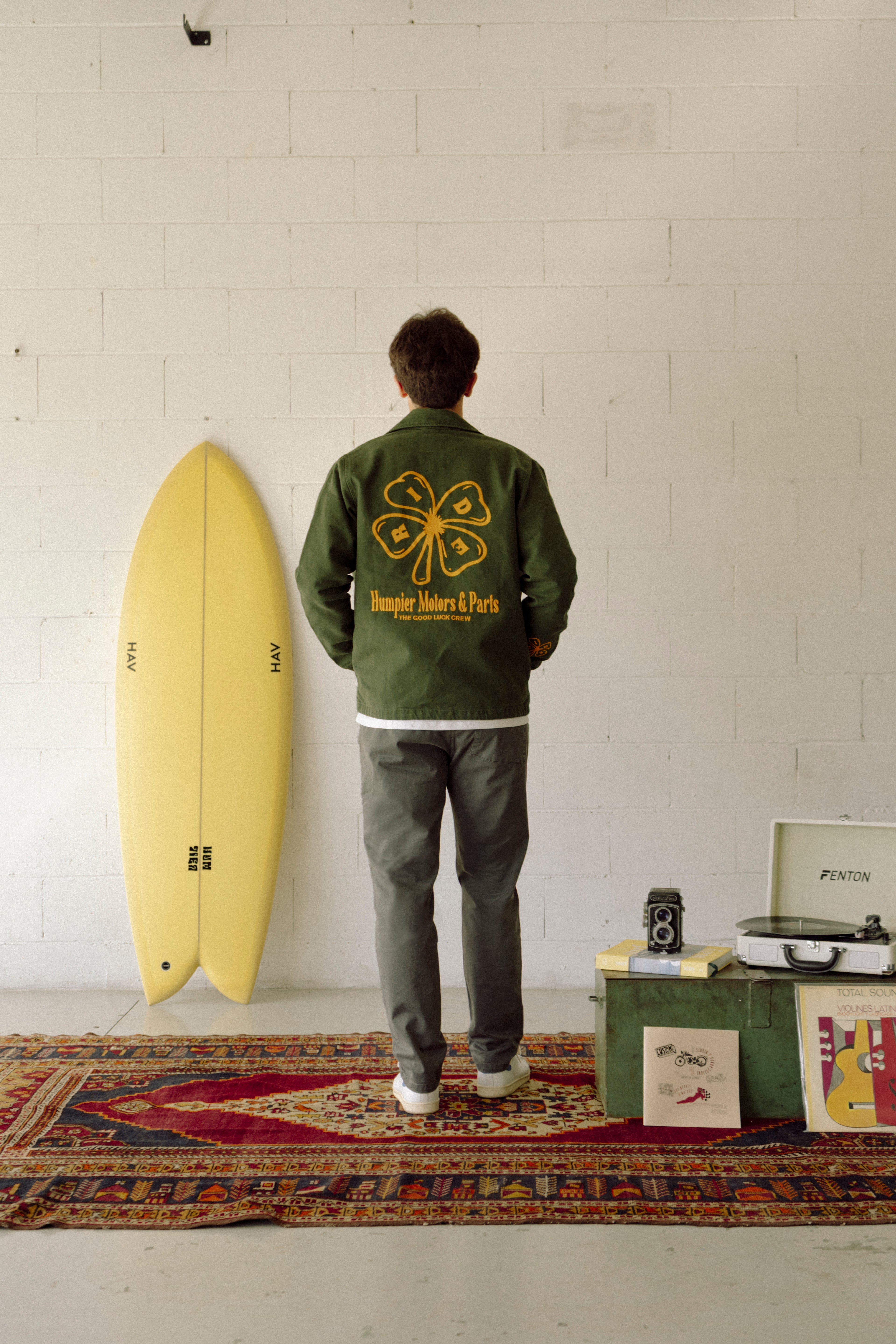 Chaqueta Trucker Good Luck Crew Khaki