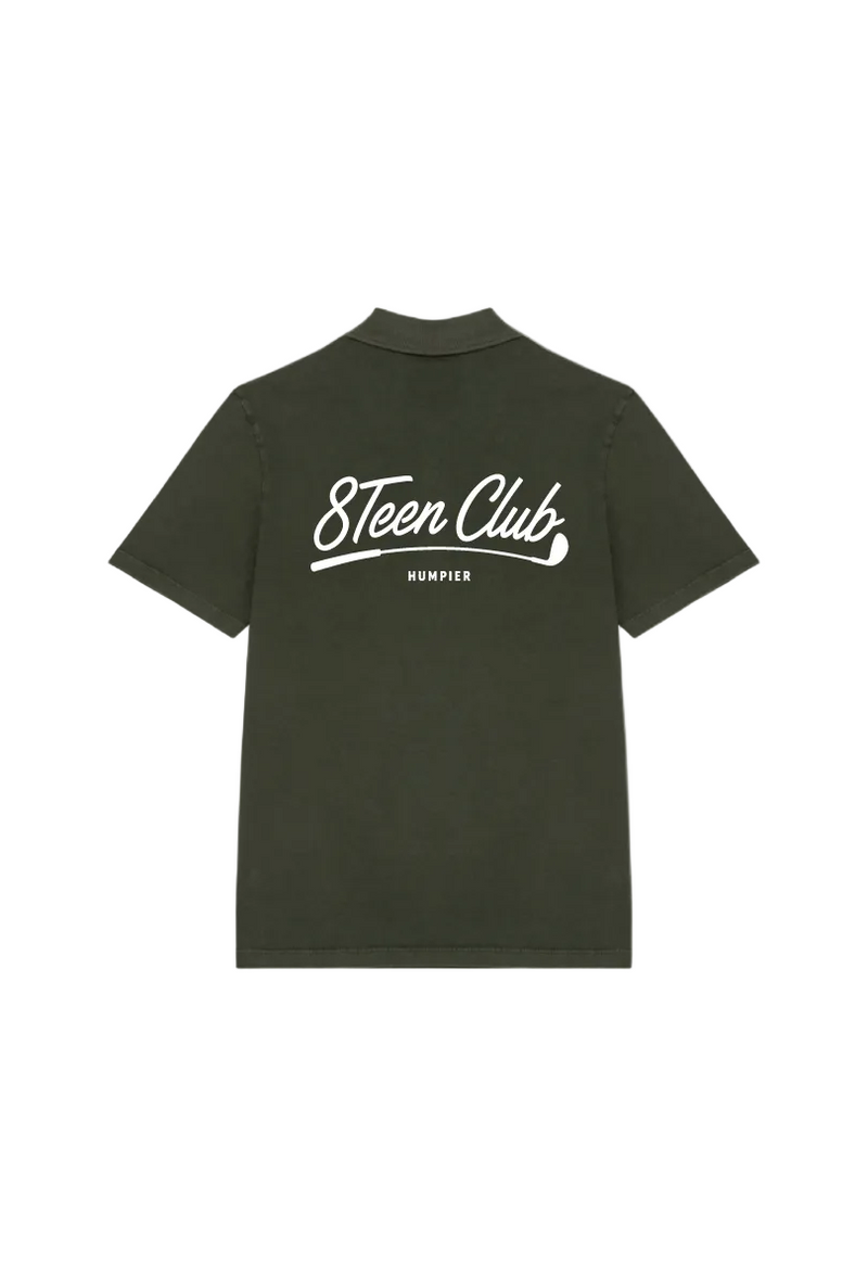 Short Sleeve Golf Polo Khaki (8TeenClub x Humpier)