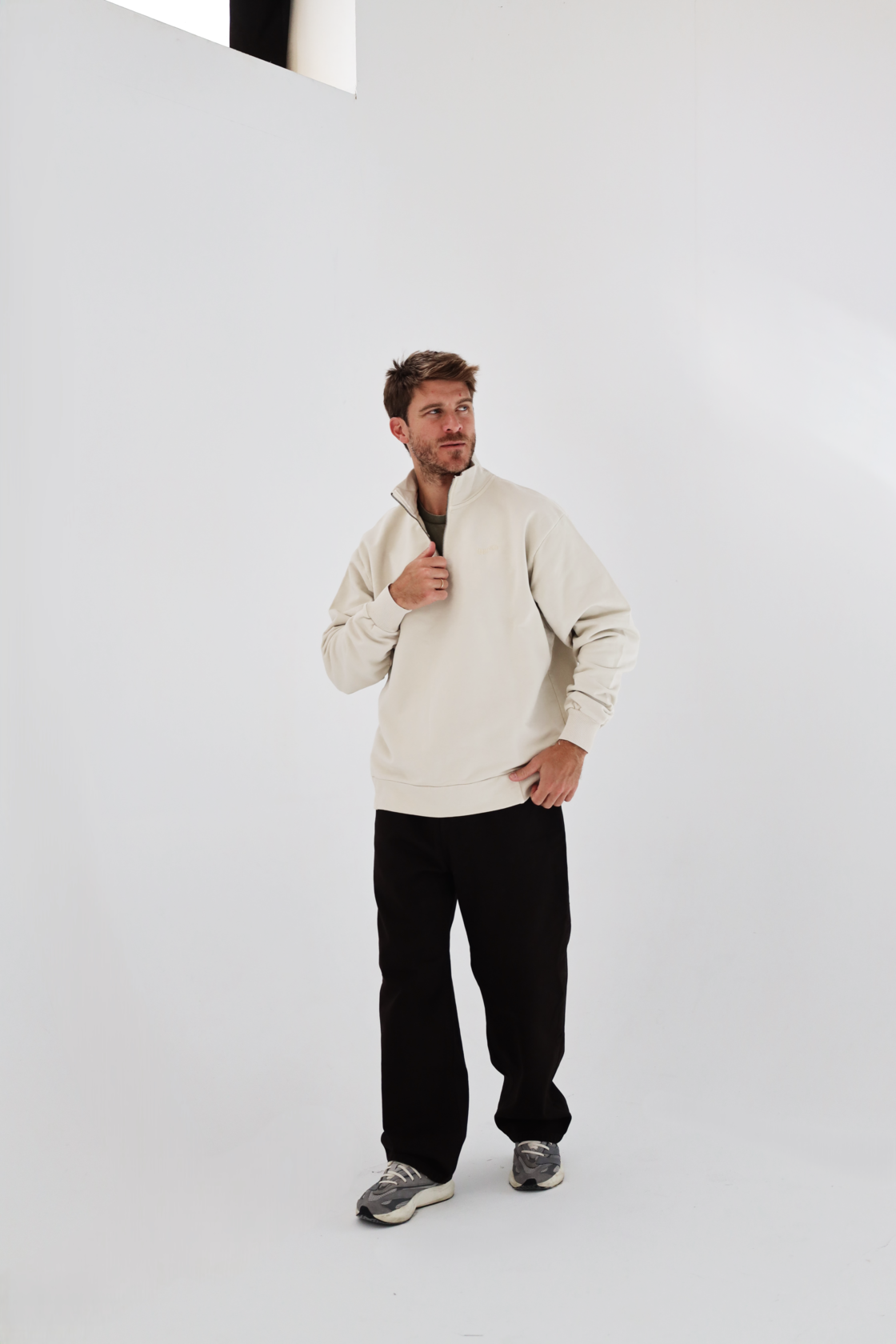 Customs Oat Zip Jersey