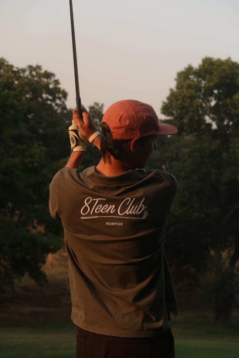 Short Sleeve Golf Polo Khaki (8TeenClub x Humpier)