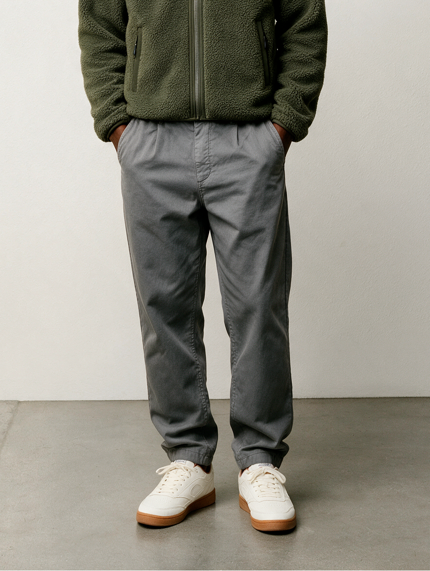 Pantalón Chino Gris Claro