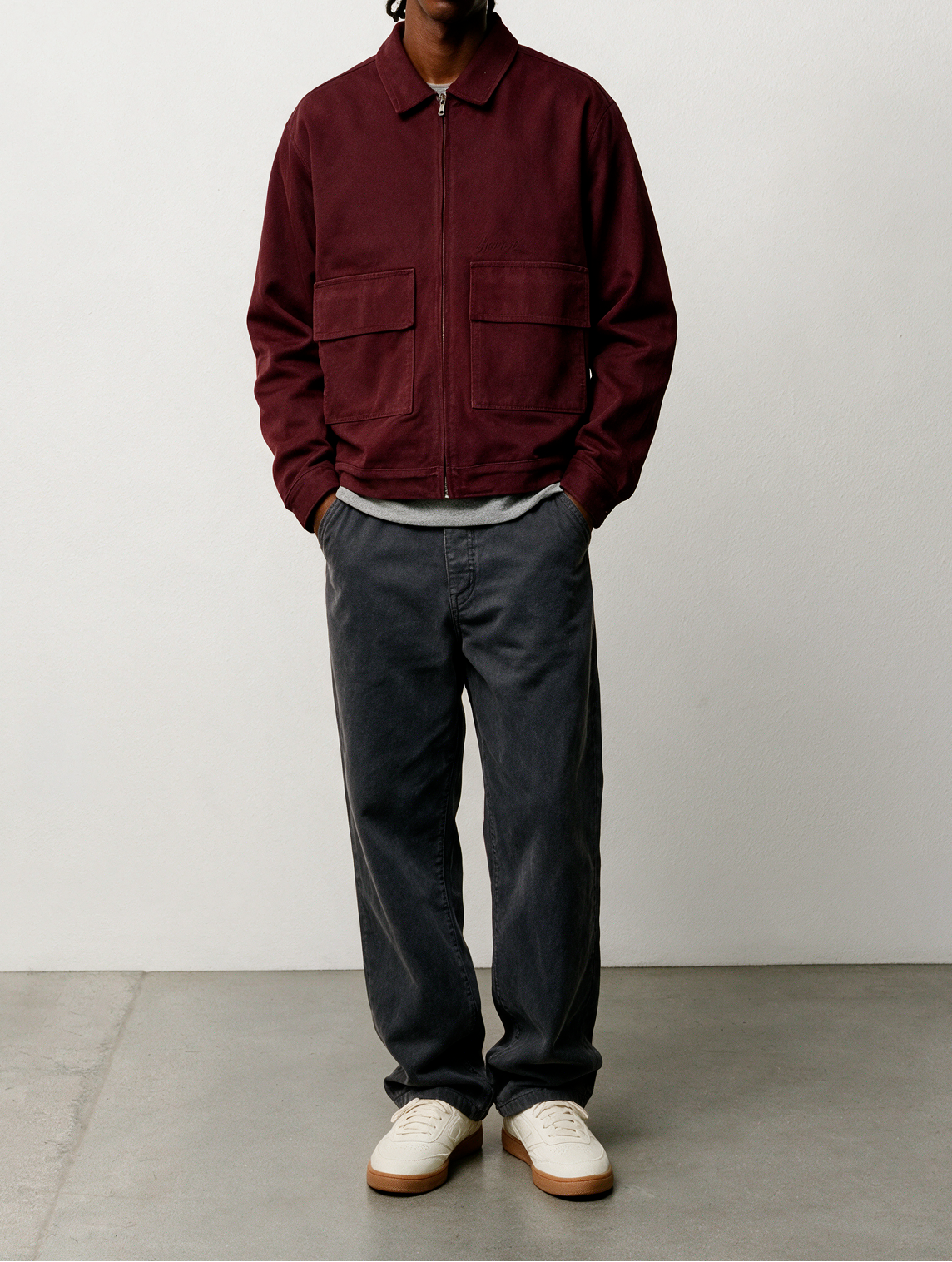 Pantalón Chino Gris Oscuro