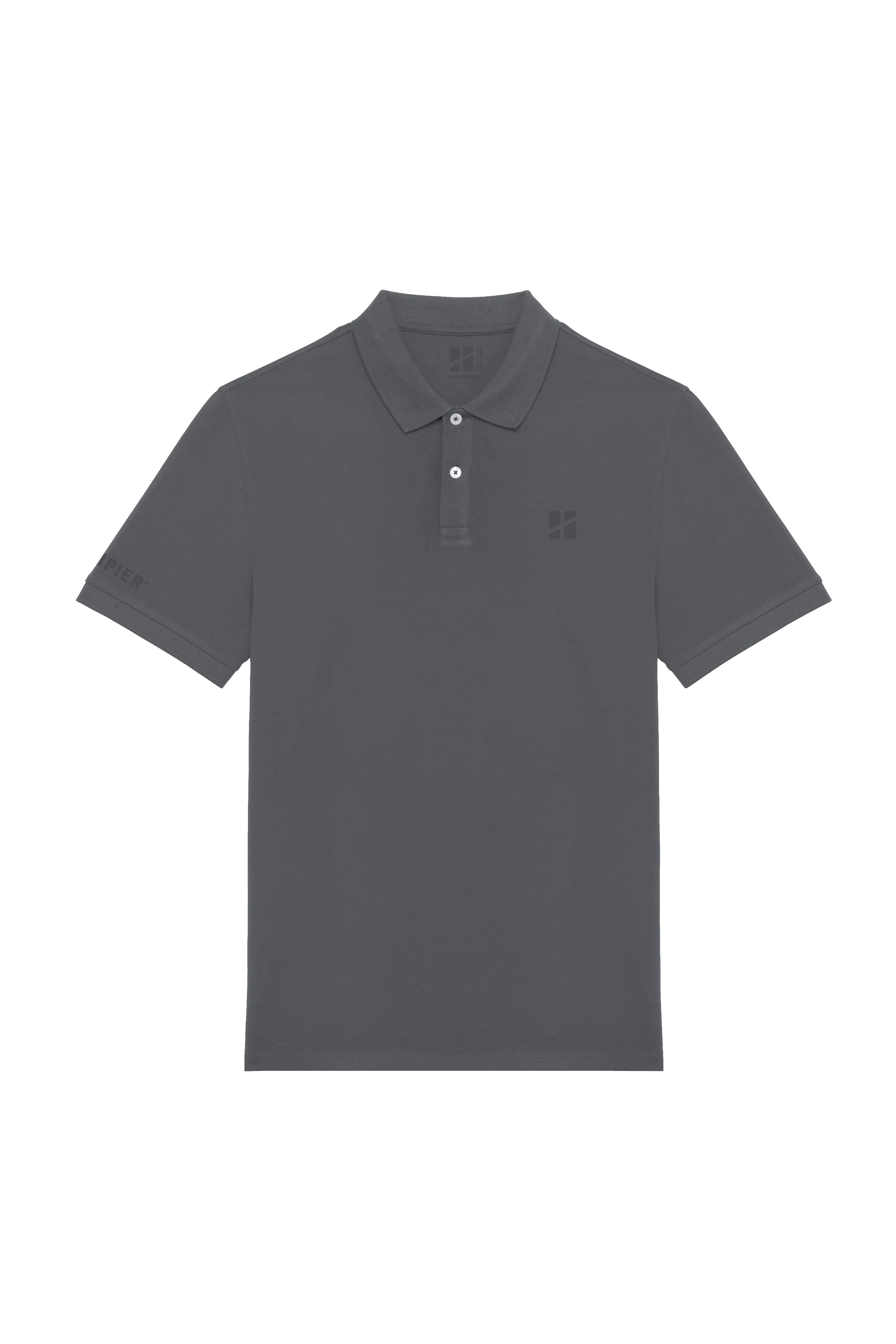 Polo Manga Corta Pique Iron Grey