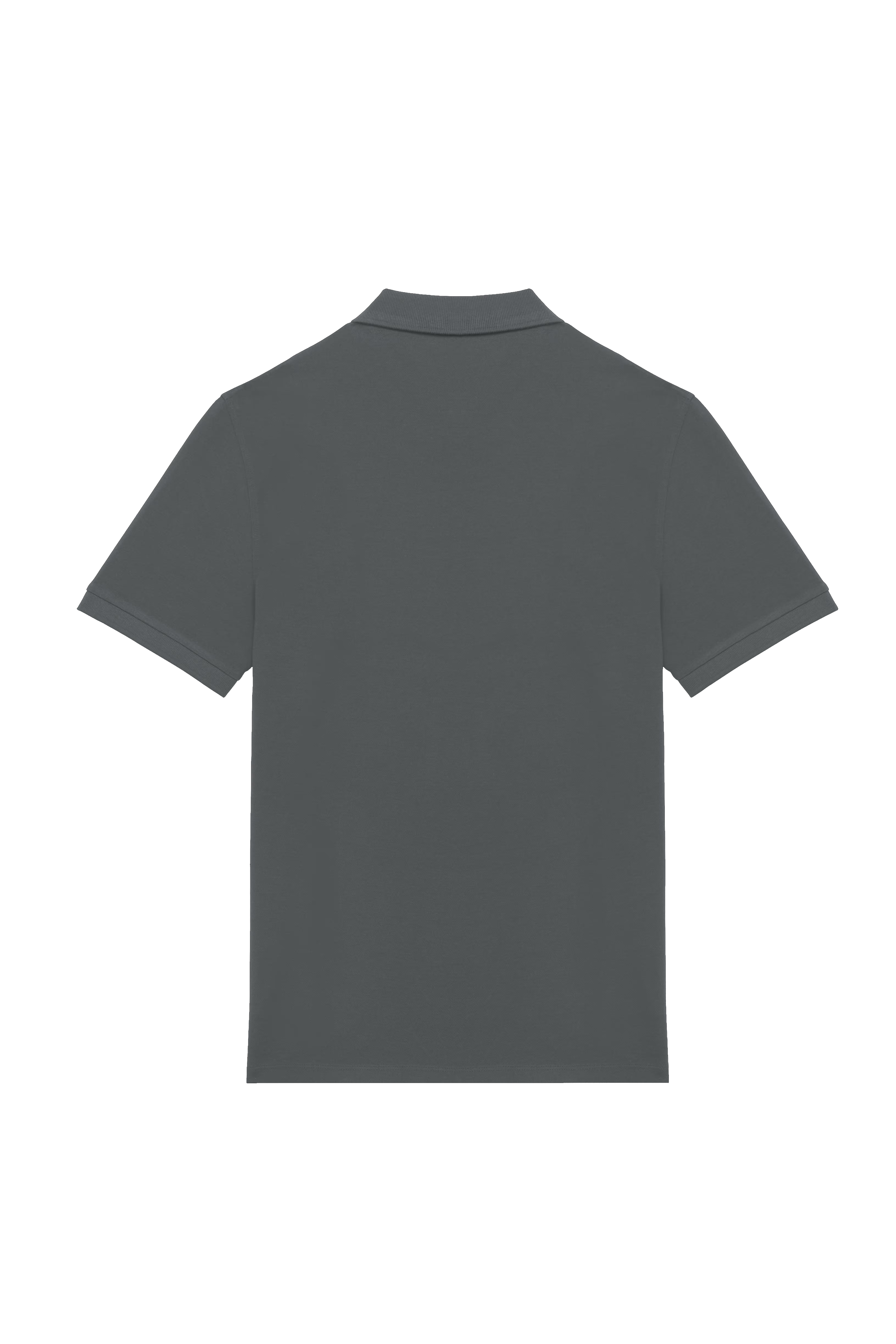 Short Sleeve Pique Polo Iron Grey