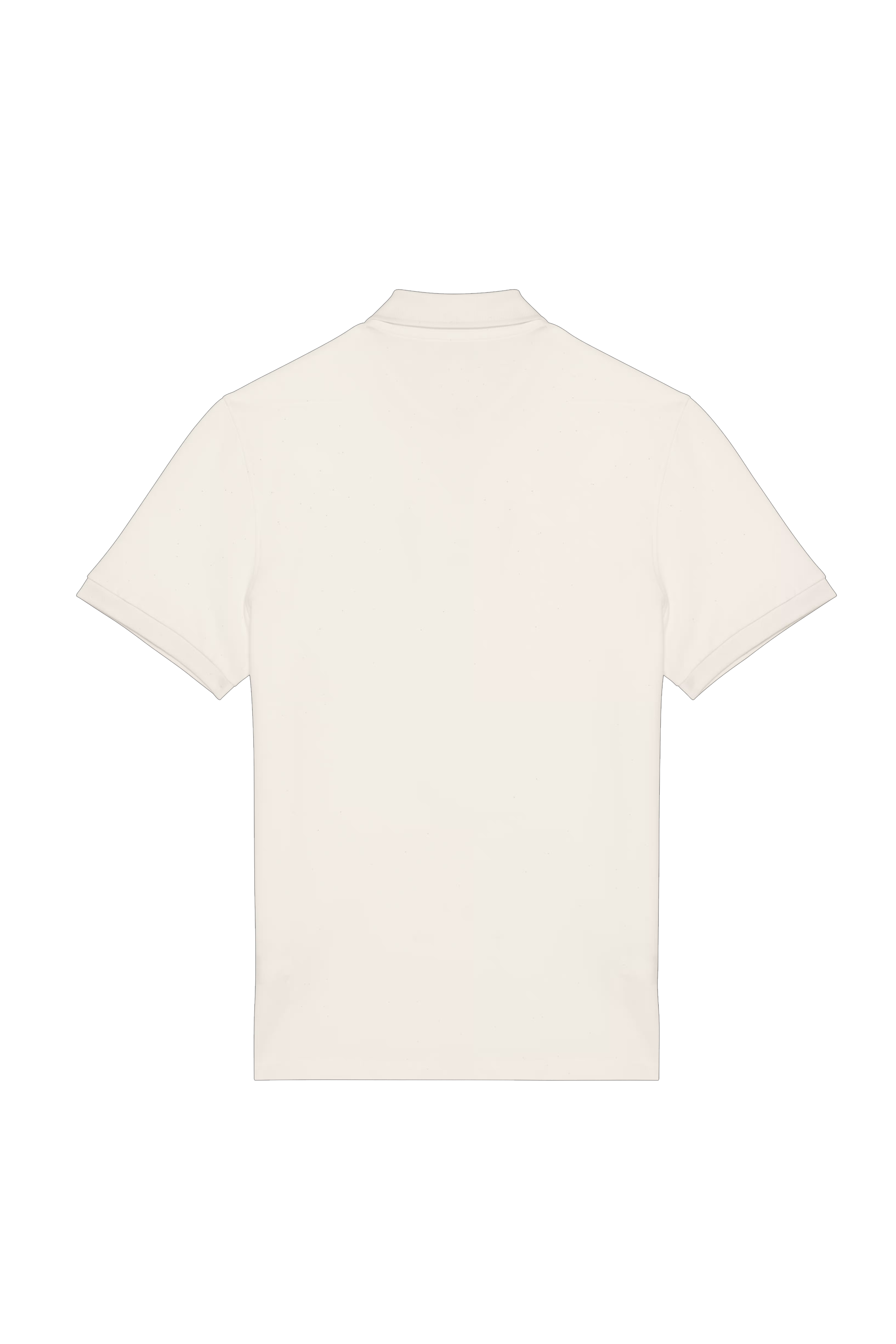 Natural Raw Short Sleeve Polo