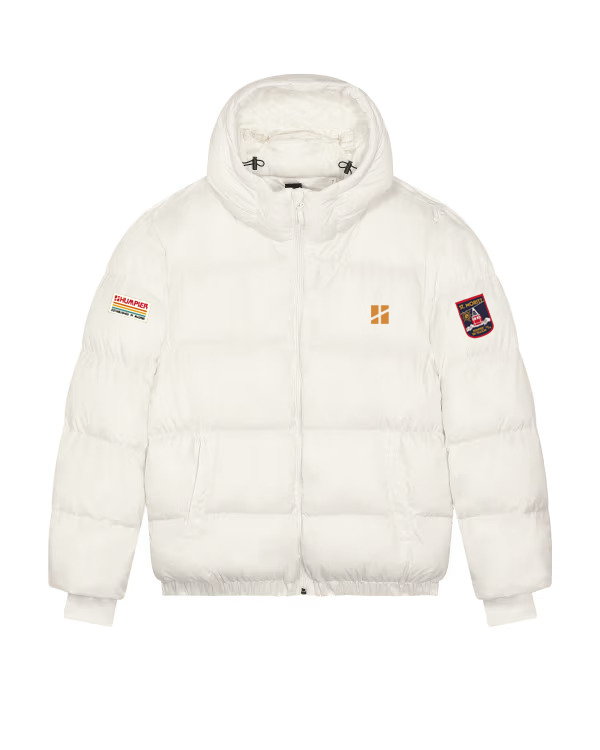 British Khaki Puffer Coat