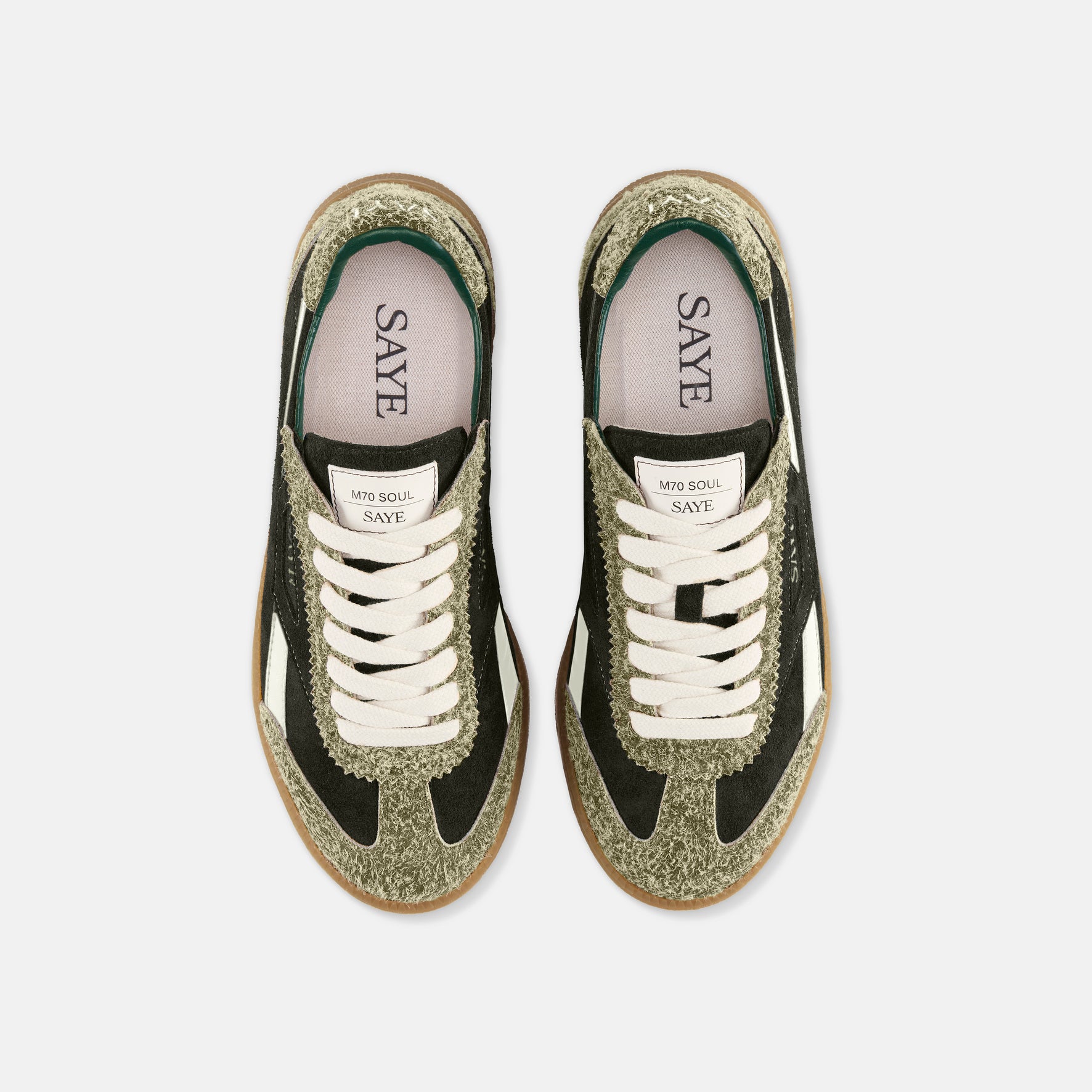 M70 Soul Sneakers - Forest & Ivory SAYE