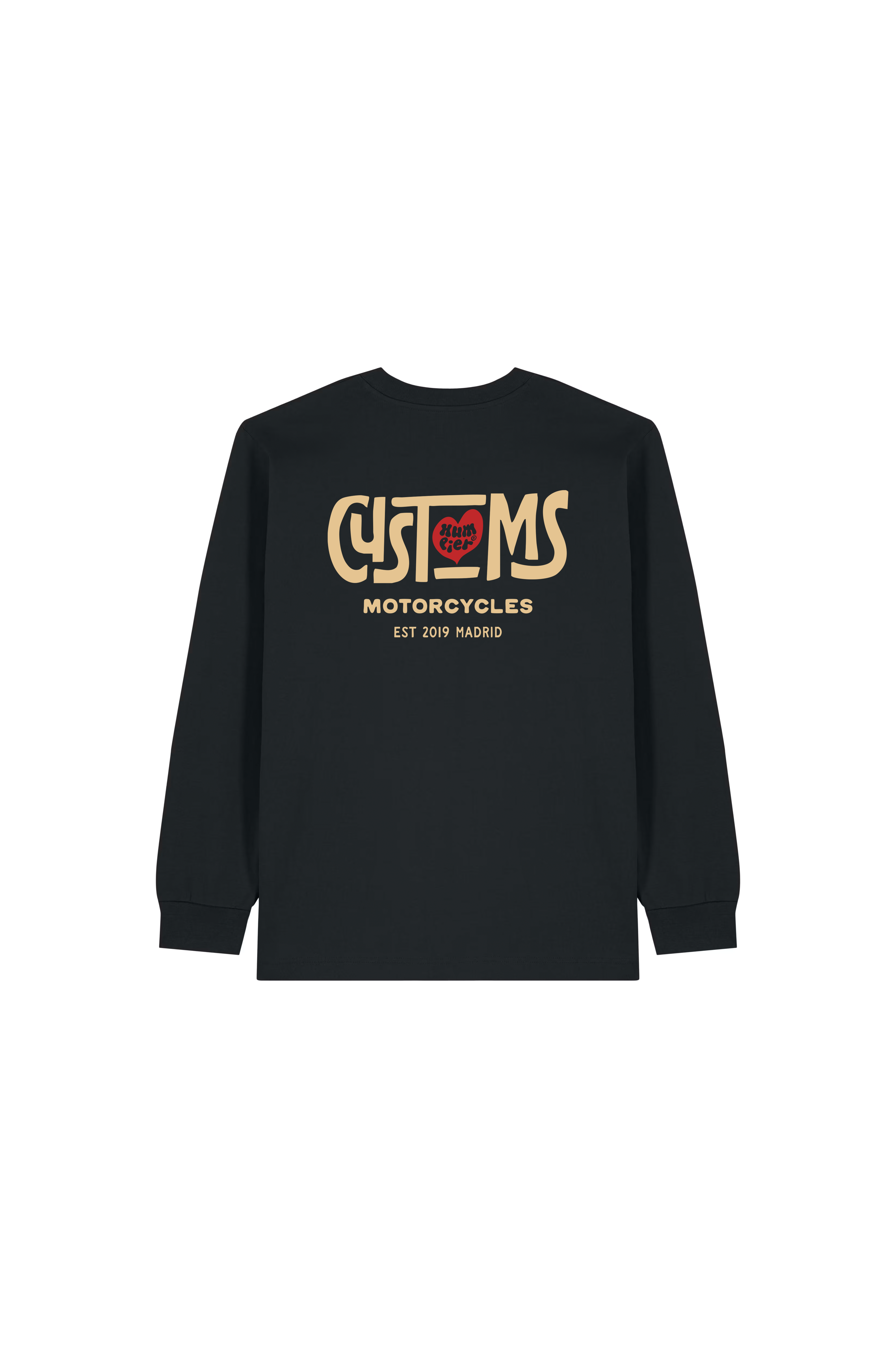 Camiseta Manga Larga Customs Motorcycles Night