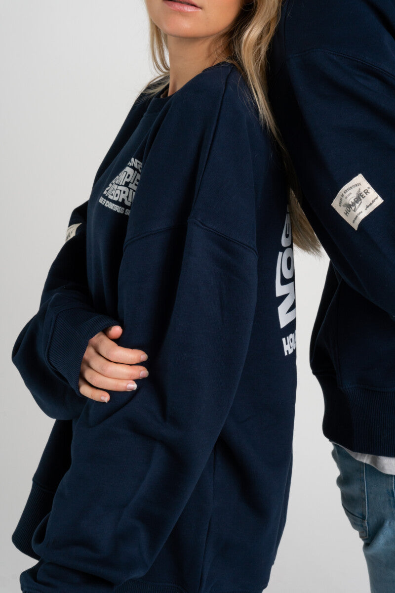 Sudadera sin capucha Crewneck No guts Humpier azul