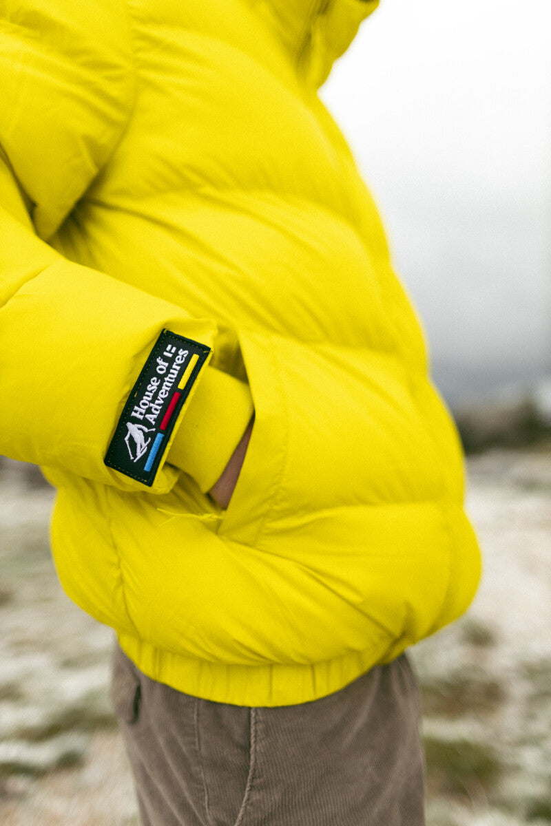 Puffer yellow jacket on sale