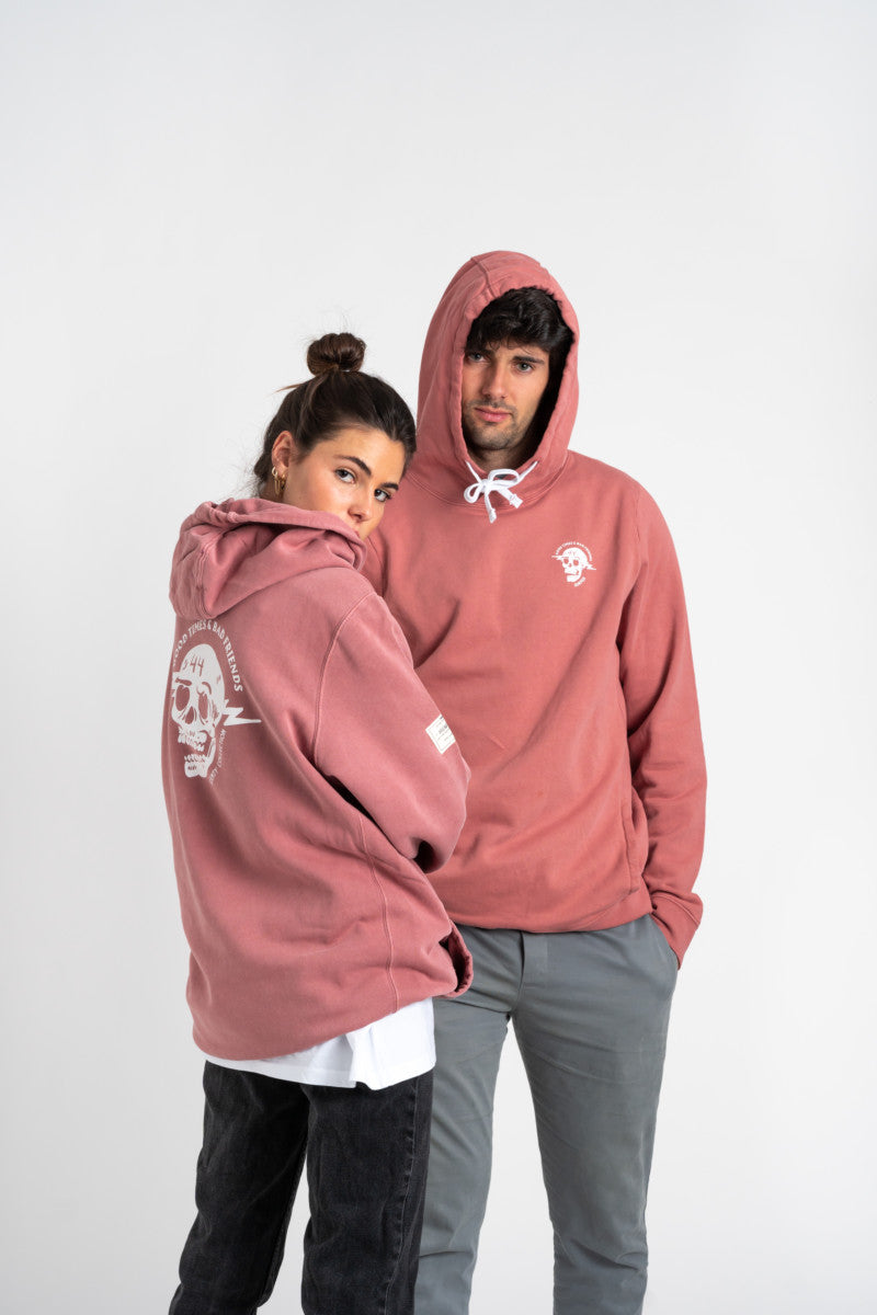 Sudadera con capucha borreg hoodie Vinicunca Humpier rosa