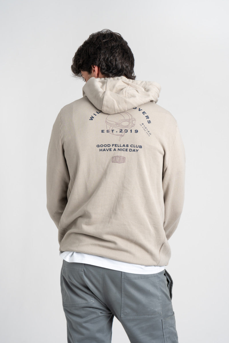 Sudadera con capucha hoodie Good Fellas Humpier beige